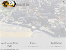 Tablet Screenshot of glidesurfschool.co.uk